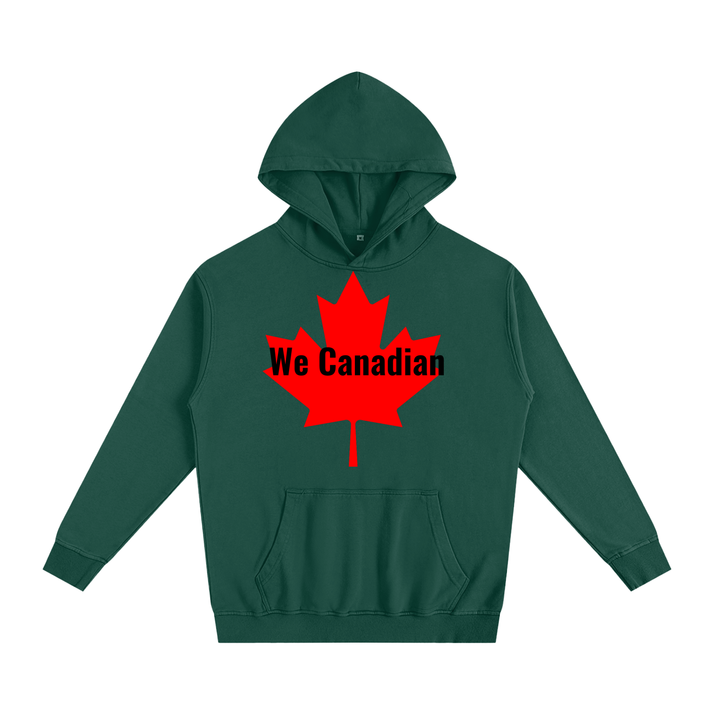 Oversized Essential Hoodie with our canadian leaf design