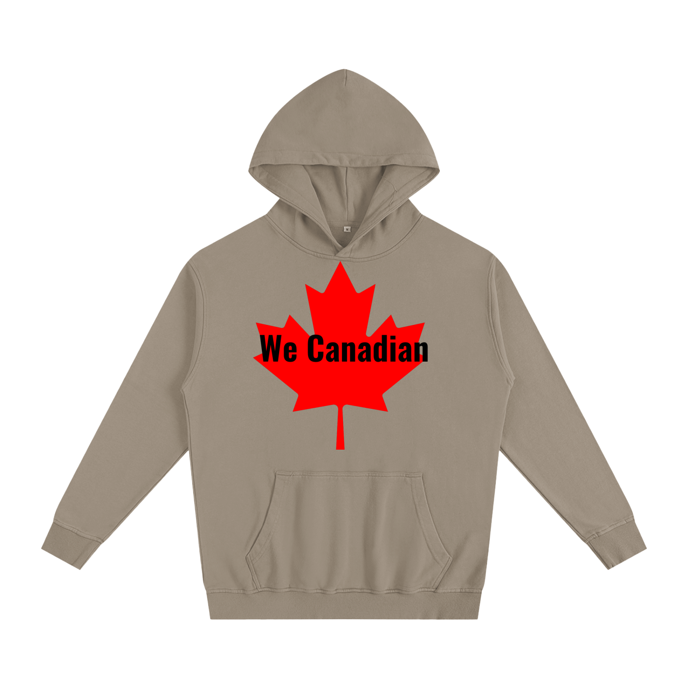 Oversized Essential Hoodie with our canadian leaf design